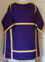 Purple High Mass Set of Roman Church Vestments